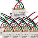 Kit 10 capacitor 3 fios 0,7 0,9 uf x 250/400 v chapa tri