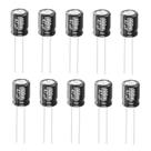 Kit 10 Capacitor 47x100 47uf 100 Volts Eletrolítico Pacote Kit 10 Capacitor 47x100 47uf 100 Volts Eletrolítico Pacote