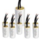 Kit 10 capacitor 6x250v 2 fios metalizado tri