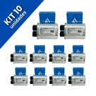KIT 10 Capacitor de Microondas 0,85 Uf 2100v 3 Terminais Fino