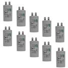 Kit 10 Capacitor Permanente 13uF 440/450Vac EPX com Terminal Duplo Kit 10 Capacitor Permanente 13uF 440/450Vac EPX com Terminal Duplo