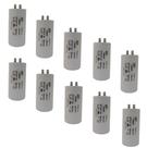 Kit 10 Capacitor Permanente 50uF 380/400Vac EPX com Terminal Duplo