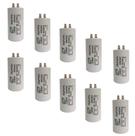 Kit 10 Capacitor Permanente 50uF 440/450Vac EPX com Terminal Duplo
