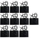 Kit 10 capacitor polipropileno 4,75x450v - quadrado cbb61