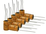 Kit 10 Capacitores Eletrolitico 470uf 16v Laranja Resistente Longa Vida Util