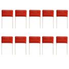 Kit 10 Capacitores Para Super Tweeter 2,2 UF 250V Pacote