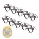 Kit 10 Carneiras Carneira Para Capacete Master I Com Jugular UMP