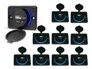 Kit 10 Carregador de Celular Automotivo 1 USB + 1 USB Power C/ Moldura - RS-1113U BR