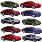 Kit 10 Carrinhos Miniatura Esportivos Escala 1:64 Sortidos - Castela