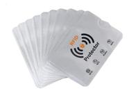 Kit 10 Carteira Porta Cartão Crédito Anti Furto Rfid Nfc Aproximação previni roubo de dados