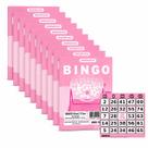 Kit 10 Cartela De Bingo 96 Folha Números Grandes Para Festas Colorido