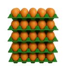 Kit 10 Cartela De Ovos Plástica Bandeja 30 Ovos Higiênica Reutilizável