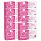 Kit 10 Cera Quente Depilatória Profissional Rosa Depilflax Barra 1Kg Grande