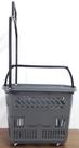 KIT 10 Cestas Cestinhas Compras Com Rodas Rodinhas 30Lts
