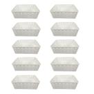 Kit 10 Cestos Multiuso Organizador Decorativo Premium Branco Kit 10 Cestos Multiuso Organizador Decorativo Premium Branco