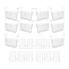 Kit - 10 Cestos Organizador Nextgen Para E Hf Metalfrio + 10 Separadores