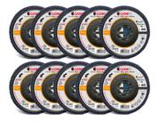 Kit 10 Cgw Disco Flap Fibra 115 X 22.23 Gr60 T-27 Economy