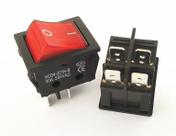 Kit 10 Chave Gangorra On-off 4 Pinos 30A 250V Bipolar