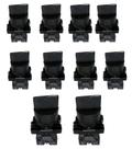 Kit 10 chave lk2-ed33 plastico 3 posicoes fixa 2na lukma