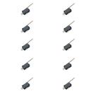 Kit 10 Chave Micro Switch Fim Curso 16a C/ Haste 60mm
