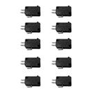 Kit 10 Chaves Micro Switch 16a 250v c/ 2 terminais