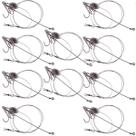 Kit 10 Chicote Para Pesca De Espada Com Isca De Sardinha
