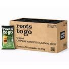 Kit 10 Chips de Mandioca e Batata-Doce ROOTS TO GO 45g Kit 10 Chips de Mandioca e Batata-Doce ROOTS TO GO 45g