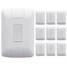 Kit 10 Cj 4X2 1 Interruptor Simples Tramontina 6 A 250 V