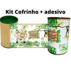Kit 10 cofrinhos Personalizados de festa Safari