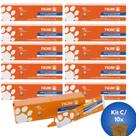 Kit 10 Cola Adesivo Fixação Forte Cpvc Aquatherm Para Tubo De Água Quente E Fria Bisnaga 17G Tigre