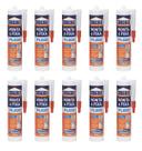 KIT 10 COLA CASCOLA MONTA E FIXA PL600 INTERNO EXTERNO 375g FORTE