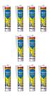 Kit 10 Cola Fixtudo Branco Quartzolit 400g Profissional