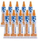 Kit 10 Cola para Cano Adesivo Plástico Tigre 17g Pvc Incolor