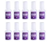 Kit 10 Cola Para Unhas Postiças Com Pincel 5g Profissional Salão de Beleza Dompel
