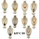 Kit 10 Colar Feminino Atacado Maxi Sortidos Kit 10 Colares Kit 10 Colar Feminino Atacado Maxi Sortidos Kit 10 Colares