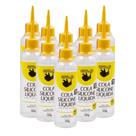 Kit 10 Colas Silicone Líquida 100g Rendicolla Colagem e Aplicação Rápida Fixador Artesanato Cola Fria
