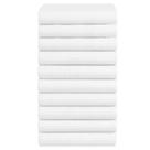 Kit 10 Colchas Piquet Teka Gênova Solteiro 100% Algodão Branco 1,60m x 2,20m (ATACADO)