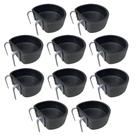 Kit 10 Comedouro Cachorro Pote Ração Cocho Cavalo 3 Litros