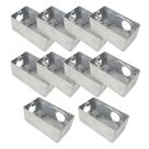 Kit 10 Condulete Multiplo Dailet LR S/ Tampa 3/4'' Alumínio