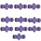 Kit 10 Conector Duplo Para Engate Rápido 1/2" - Palisad