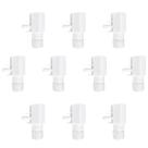 KIT 10 Conector Niple Rosqueável com Rosca Macho para Conexão Hidráulica