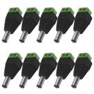 Kit 10 Conector P4 Macho Borne Eetronica Cftv Cameras