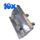 Kit 10 Conector Paralelo Bimetálico Tapit 10 à 70 para Conexão de Cabo Duplo