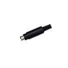 Kit 10 Conector Plug Mini Din 6 Pinos Para Montagem de Cabos