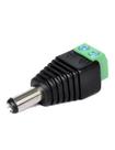 Kit 10 Conector Plug P4 Macho Com Borne P Cftv Camera Fonte