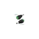 Kit 10 conector plug p4 macho com borne p/ cftv camera fonte