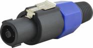 Kit 10 Conector Plug Speakon Tipo Neutrik 4 Polos Macho