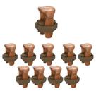 Kit 10 conector split bolt paraf fendido 25mm mci