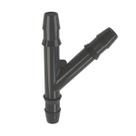 Kit 10 Conector Y Mangueira ParaBrisa Combustivel Preto
