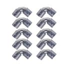 Kit 10 Conectores Curvos com Rosca 3/4" TRAMONTINA ELETRIK Kit 10 Conectores Curvos com Rosca 3/4" TRAMONTINA ELETRIK